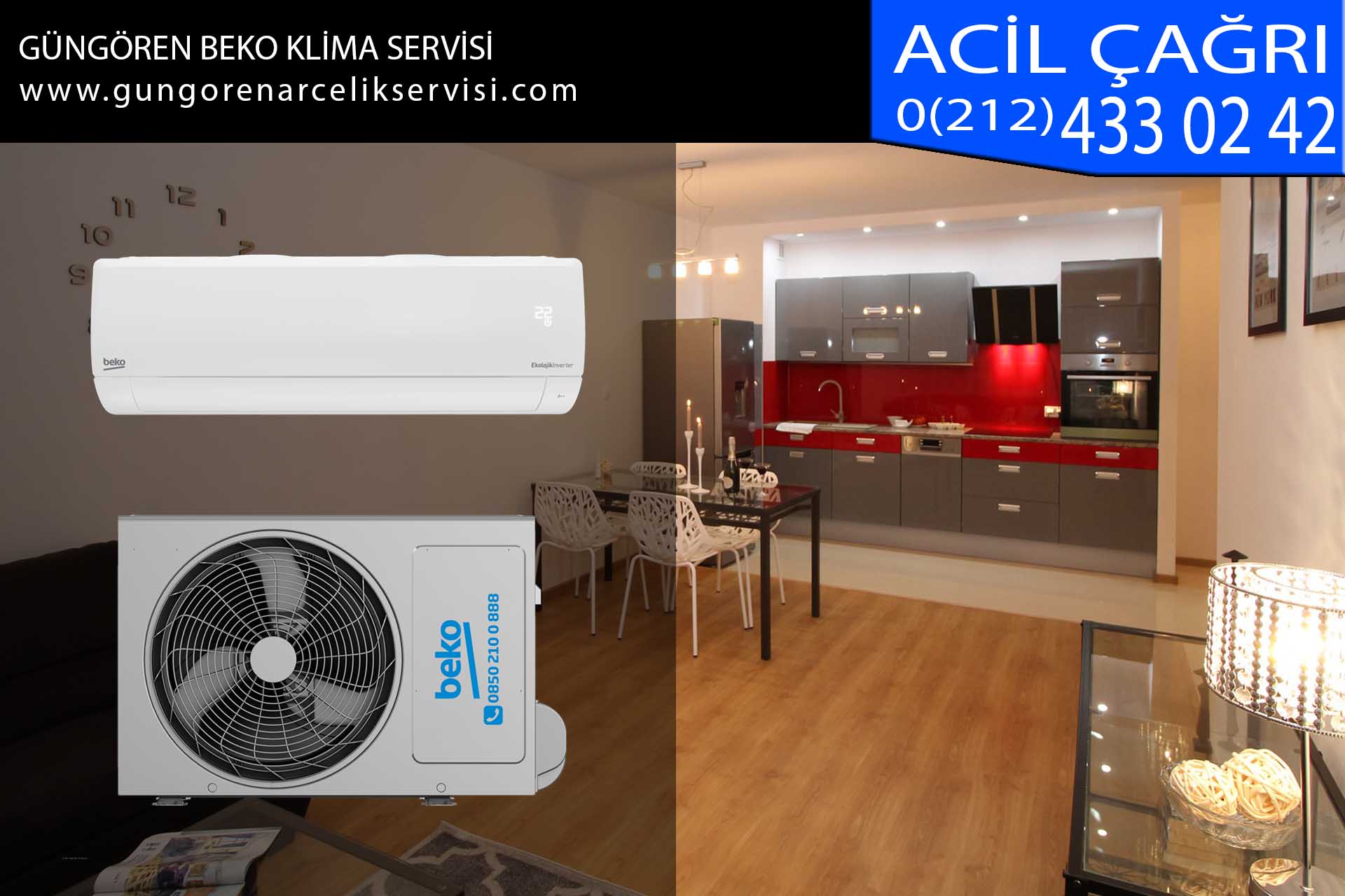 güngören beko klima servisi